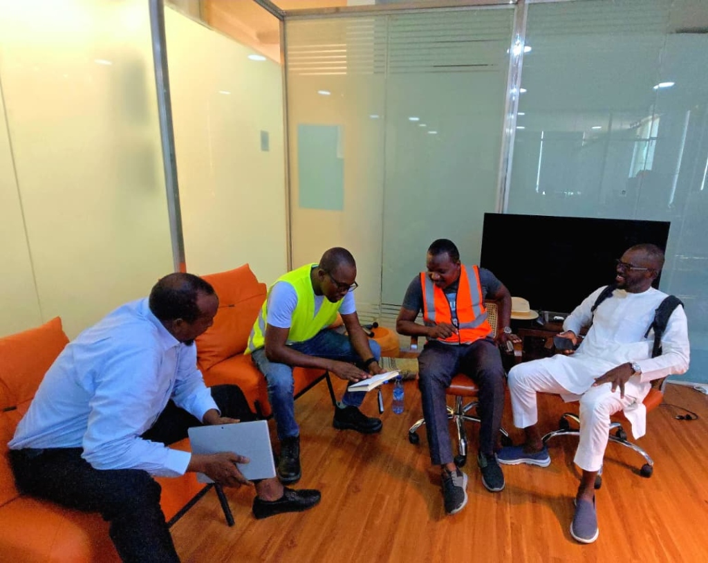 A A Nafada Solutions engineering team and project stakeholders conducting technical consultation and project planning